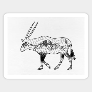 Organ Mountains Oryx Sticker